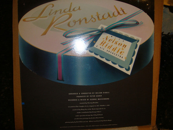 Linda Ronstadt With Nelson Riddle & His Orchestra* : Lush Life (LP, Album)