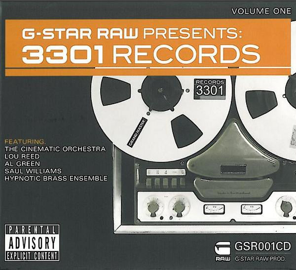Various : G-Star Raw Presents: 3301 Records - Volume One (CD, Comp)