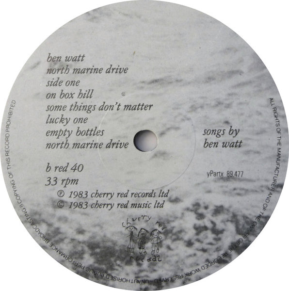 Ben Watt : North Marine Drive (LP, Album)