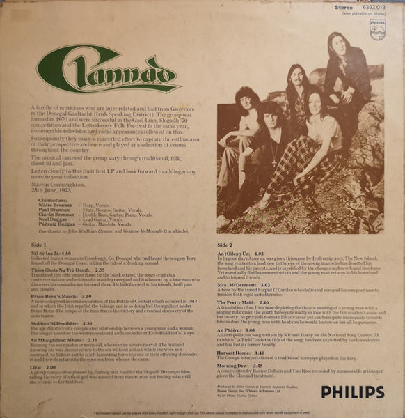 Clannad : Clannad (LP, Album, Lig)