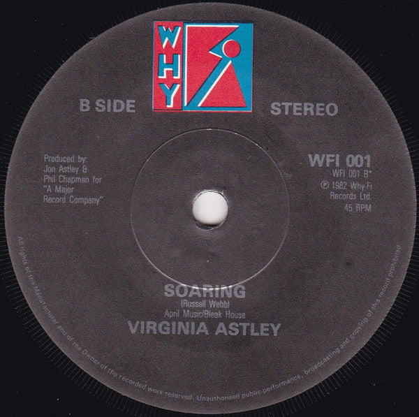 Virginia Astley : Love's A Lonely Place To Be (7", Single)