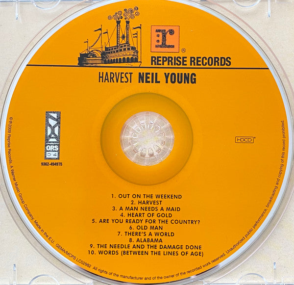 Neil Young : Harvest (HDCD, Album, RE, RM)
