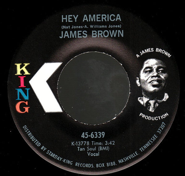 James Brown : Hey America (7")
