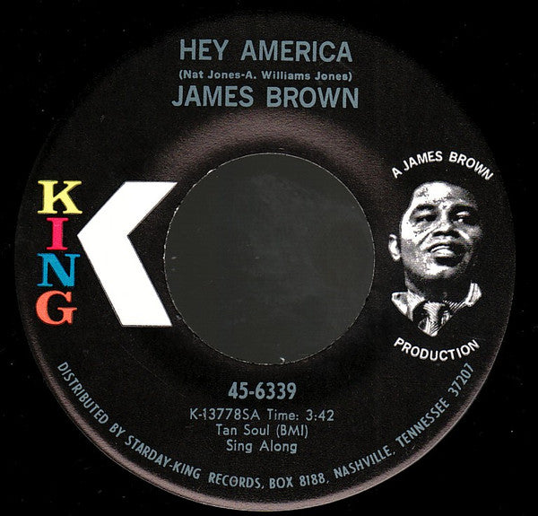 James Brown : Hey America (7")