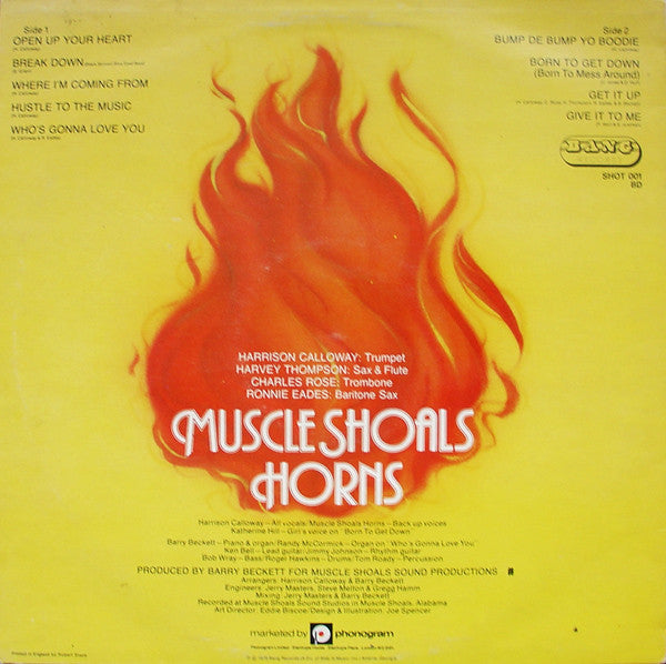 Muscle Shoals Horns : Born To Get Down (LP, Album)