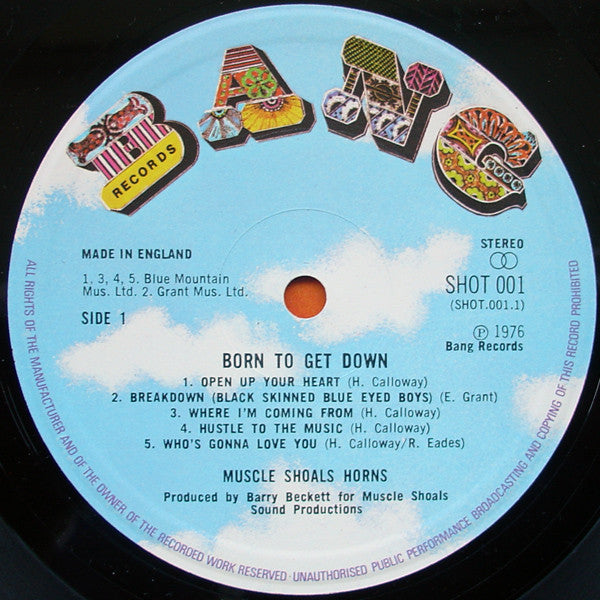 Muscle Shoals Horns : Born To Get Down (LP, Album)