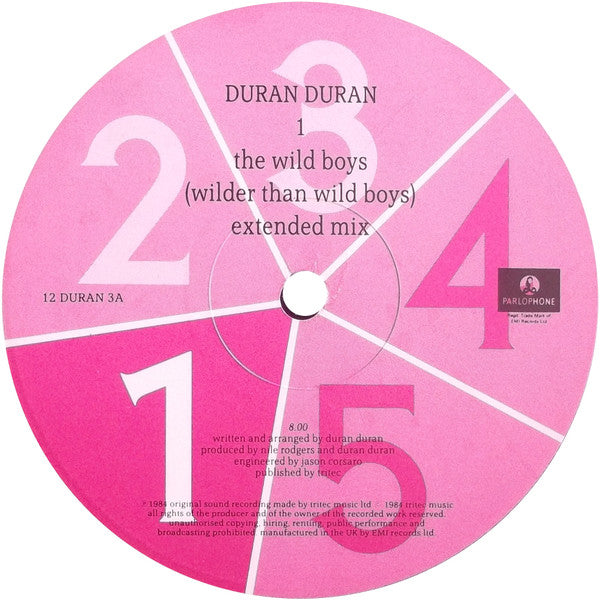 Duran Duran : The Wild Boys (12", Single, EMI)