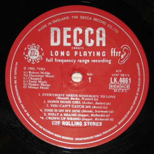 The Rolling Stones : No. 2 (LP, Album, Mono)