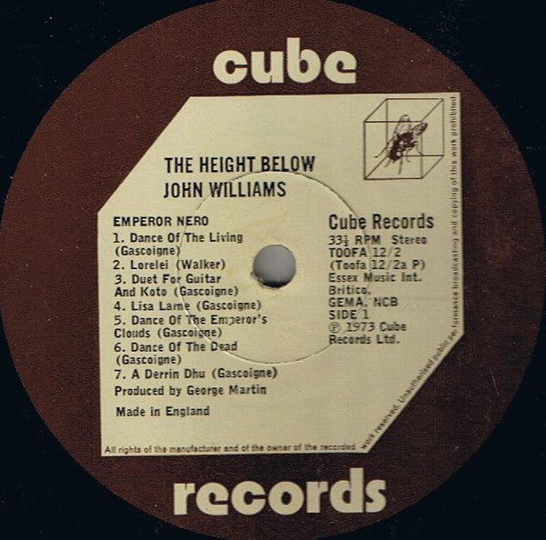 John Williams (7) : Changes / The Height Below (2xLP, Album, Comp)