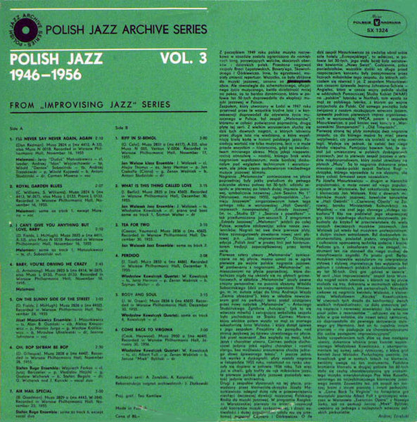 Various : From "Improvising Jazz" Series (LP, Album, Comp)