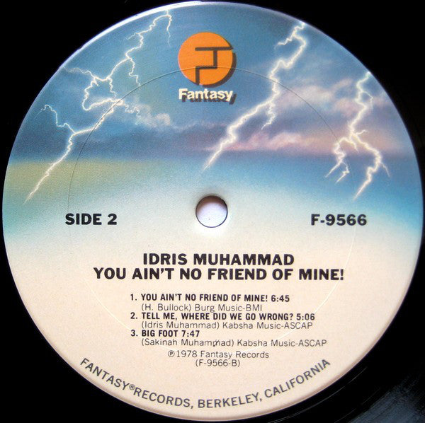 Idris Muhammad : You Ain't No Friend Of Mine! (LP, Album)