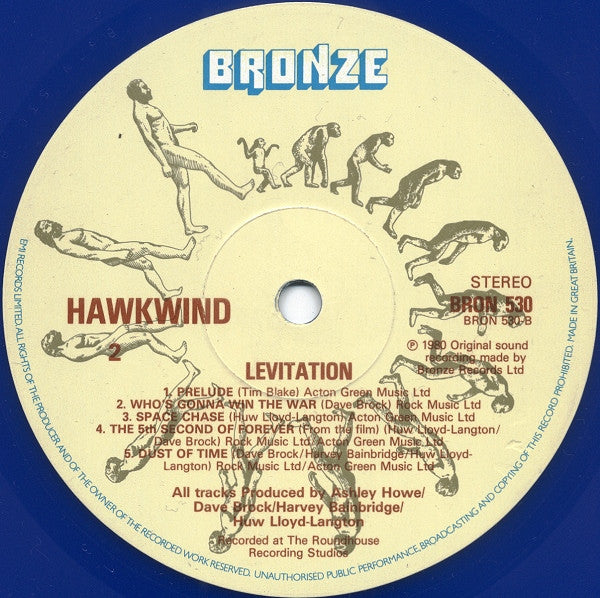 Hawkwind : Levitation (LP, Album, Blu)