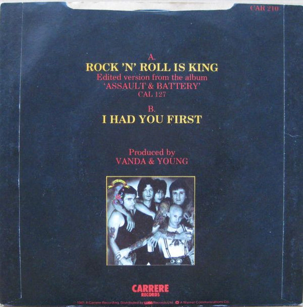 Rose Tattoo : Rock 'N' Roll Is King (7", Single)