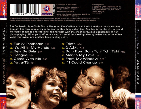 Tania Maria : The Very Best Of Tania Maria (CD, Comp)