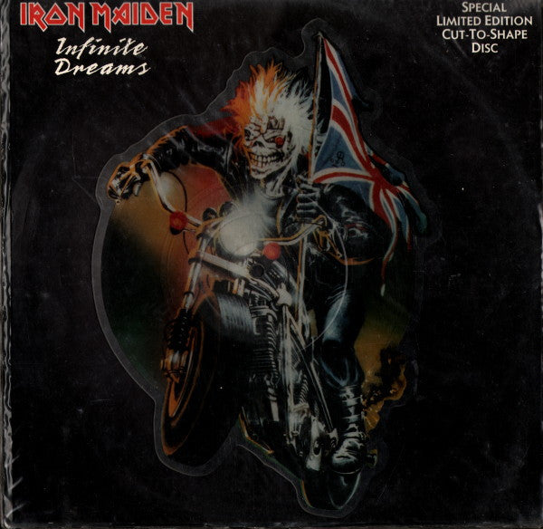 Iron Maiden : Infinite Dreams (7", Shape, Single, Ltd, Pic)