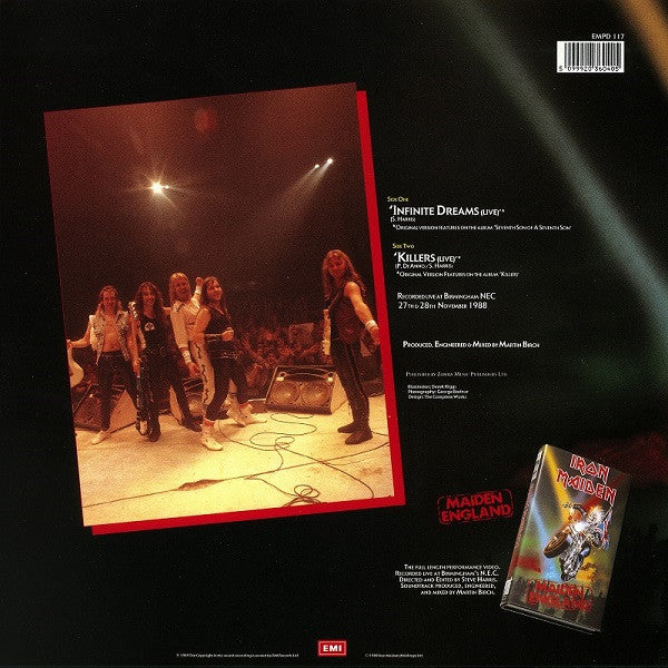 Iron Maiden : Infinite Dreams (7", Shape, Single, Ltd, Pic)