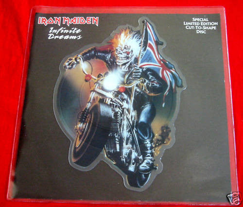 Iron Maiden : Infinite Dreams (7", Shape, Single, Ltd, Pic)