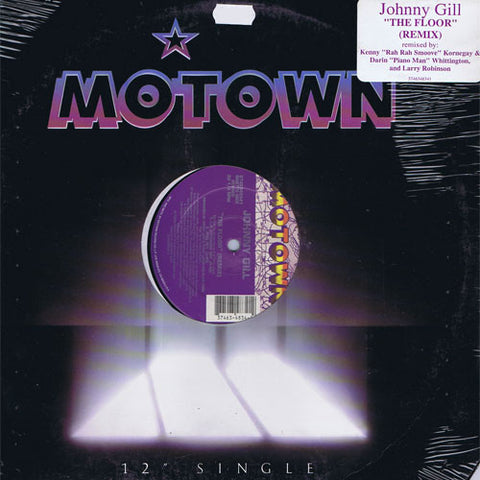 Johnny Gill : The Floor (Remix) (12", Single)