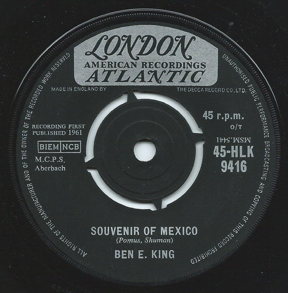 Ben E. King : Amor, Amor (7", Single)