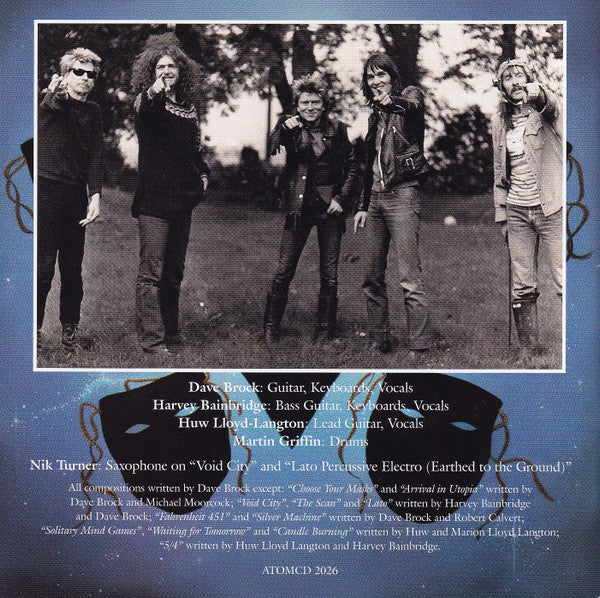 Hawkwind : Choose Your Masques (2xCD, Album, RE, RM)