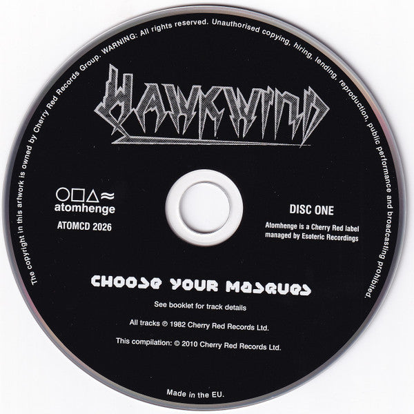 Hawkwind : Choose Your Masques (2xCD, Album, RE, RM)
