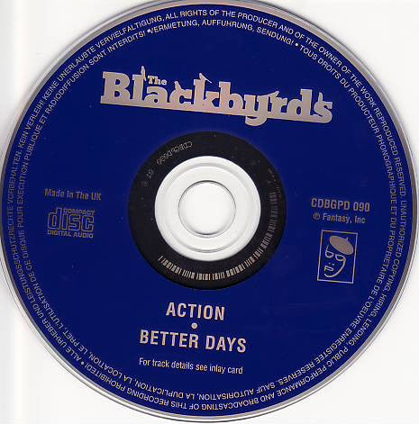 The Blackbyrds : Action / Better Days (CD, Comp)