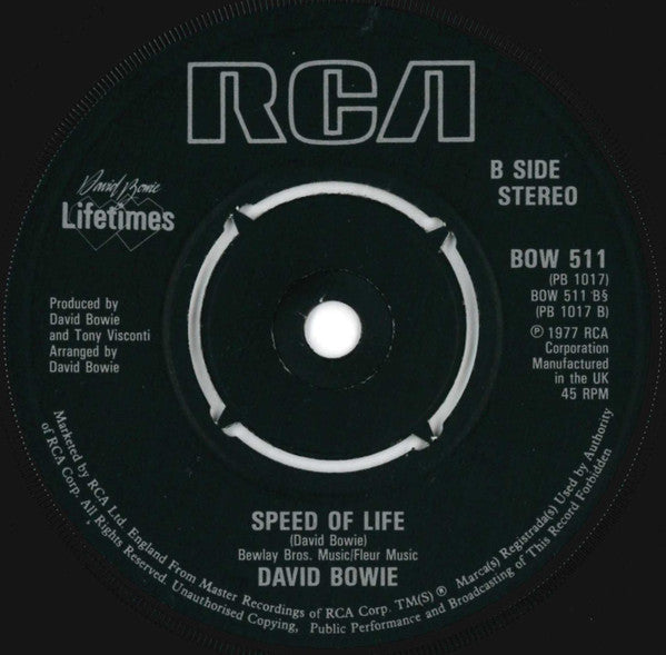 David Bowie : Be My Wife (7", Single, RE)