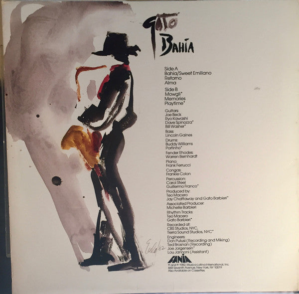 Gato Barbieri : Bahia (LP, Album)