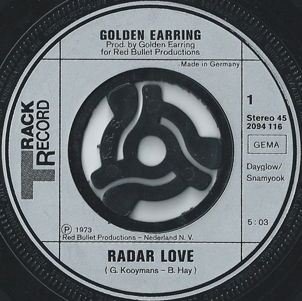 Golden Earring : Radar Love (7", Single)