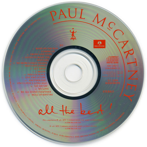 Paul McCartney : All The Best ! (CD, Comp)