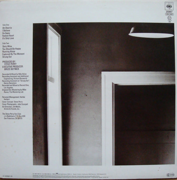 Steve Perry : Street Talk (LP, Album)