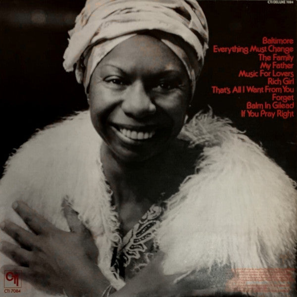 Nina Simone : Baltimore (LP, Album, Gat)