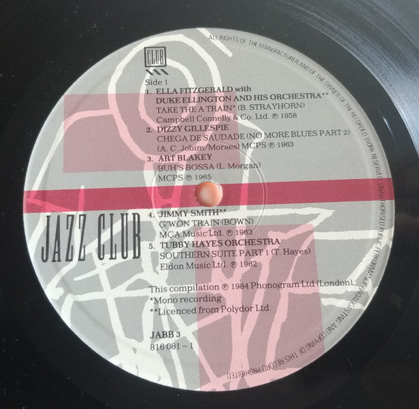 Various : Jazz Club (LP, Comp, Mono)