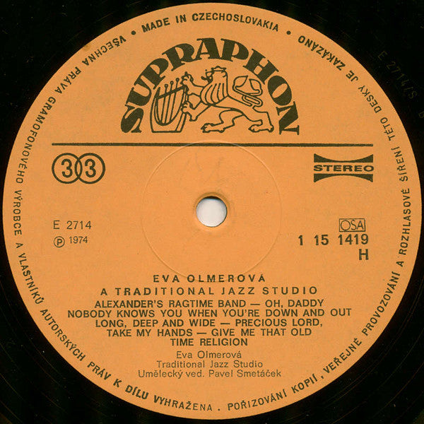 Eva Olmerová : Eva Olmerová (LP, Comp, RE)
