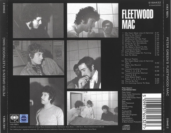 Fleetwood Mac : Peter Green's Fleetwood Mac (CD, Album, RE, RM)
