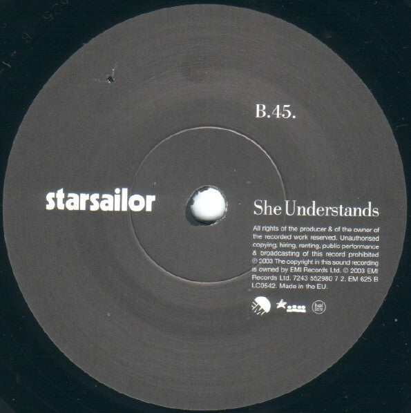 Starsailor : Silence Is Easy (7", Single, Ltd, Num)