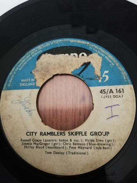 City Ramblers Skiffle Group : Tom Dooley / Mama don't allow (7", Single)