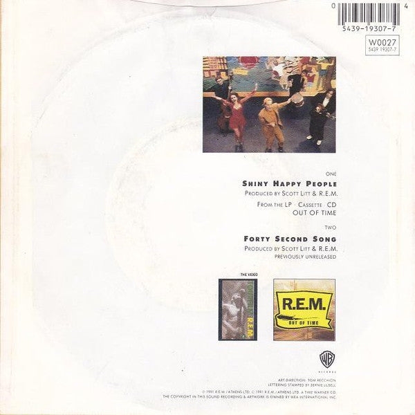 R.E.M. : Shiny Happy People (7", Single)
