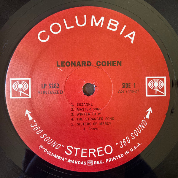 Leonard Cohen : Songs Of Leonard Cohen (LP, Album, RE, RM)