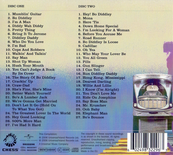 Bo Diddley : The Story Of Bo Diddley (The Very Best Of Bo Diddley) (2xCD, Comp, RM)