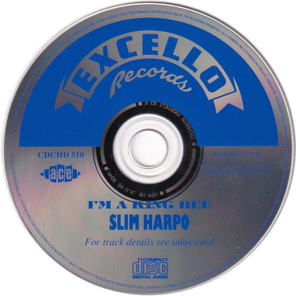 Slim Harpo : I'm A King Bee (The Early Swamp Blues Classics) (CD, Comp, RP)