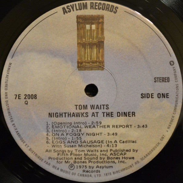 Tom Waits : Nighthawks At The Diner (2xLP, Album, Qua)