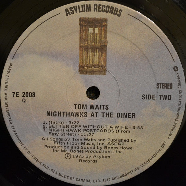 Tom Waits : Nighthawks At The Diner (2xLP, Album, Qua)