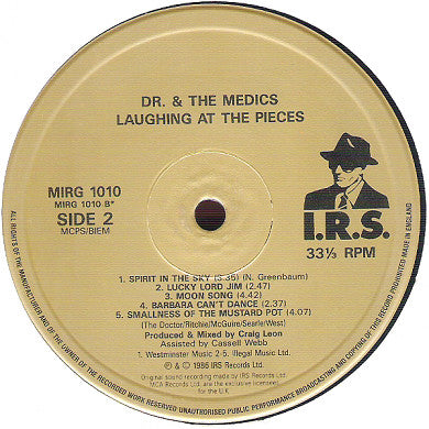 Doctor & The Medics : Laughing At The Pieces (LP, Album)