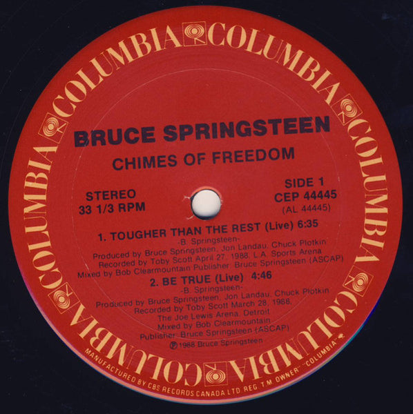 Bruce Springsteen : Chimes Of Freedom (12", EP)