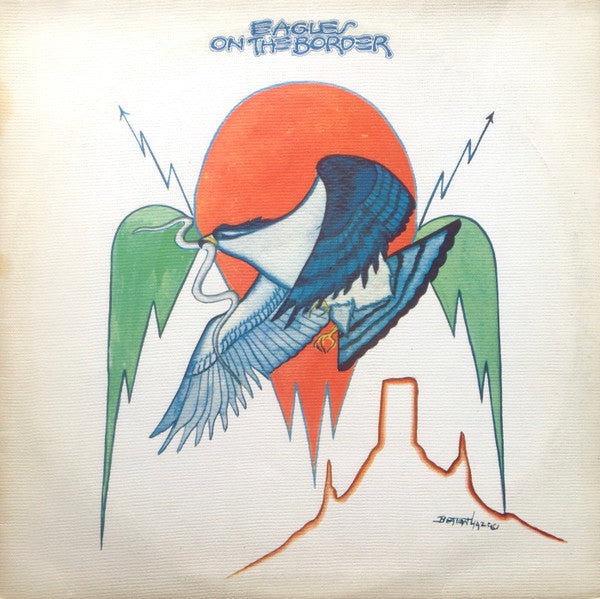 Eagles : On The Border (LP, Album, Tex)
