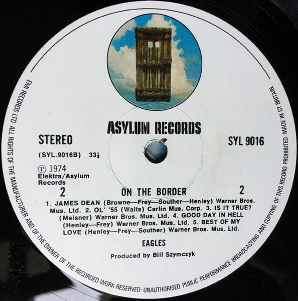 Eagles : On The Border (LP, Album, Tex)