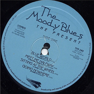 The Moody Blues : The Present (LP, Album, Gat)