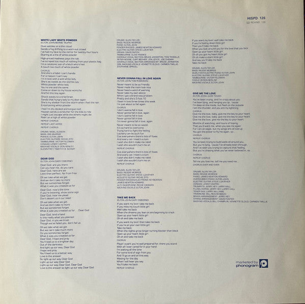 Elton John : 21 At 33 (LP, Album)