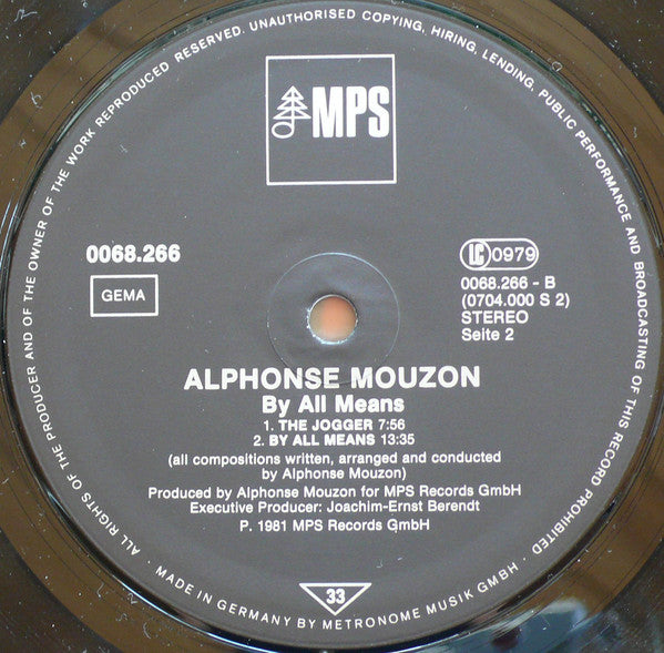 Alphonse Mouzon Featuring Herbie Hancock • Freddie Hubbard • Lee Ritenour • Seawind Horns* : By All Means (LP, Album)